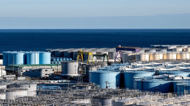 Réservoirs de stockage d'eau contaminée de la centrale nucléaire de Fukushima. Crédit photo: Philip FONG / AFP