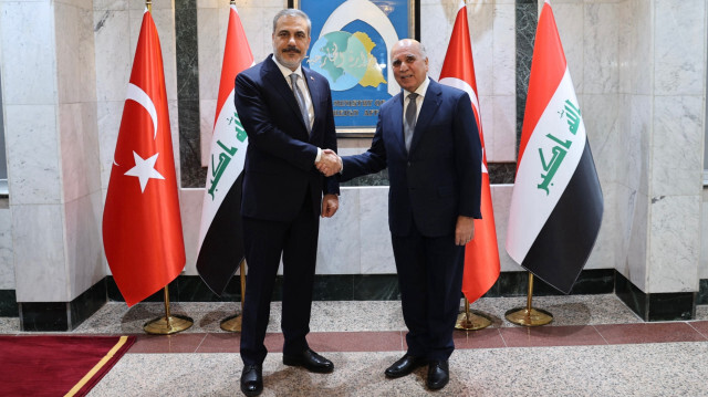 Dışişleri Bakanı Hakan Fidan - Irak Başbakan Yardımcısı ve Dışişleri Bakanı Fuad Hüseyin