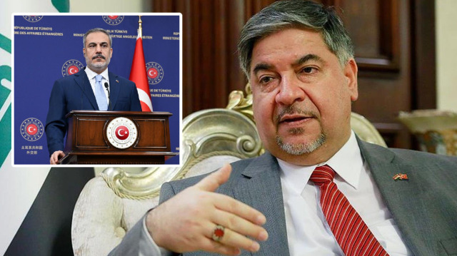 Irak Dışişleri Bakan Yardımcısı Hişam el-Alevi - Dışişleri Bakanı Hakan Fidan.