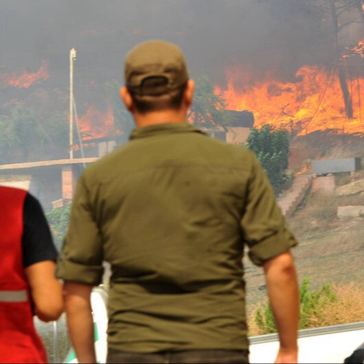 AFAD: Çanakkale'deki yangın sonrası 10 köyde 337 hane boşaltıldı