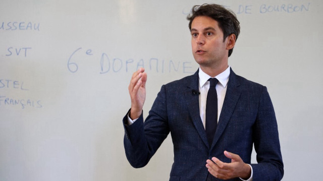 Le ministre français de l'Éducation et de la Jeunesse, Gabriel Attal. Crédit photo: RICHARD BOUHET / AFP
