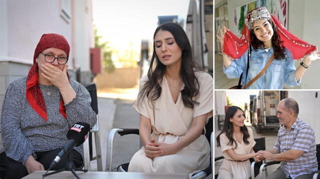 Aybüke Öğretmen'i canlandıran Nihayet Şahin 'Mağusa Limanı'nı okudu: Yalçın ailesi duygu dolu anlar yaşadı.