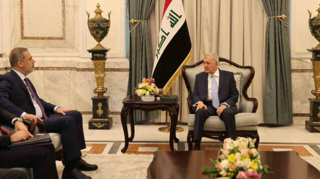 Dışişleri Bakanı Hakan Fidan- Irak Cumhurbaşkanı Abdullatif Reşit