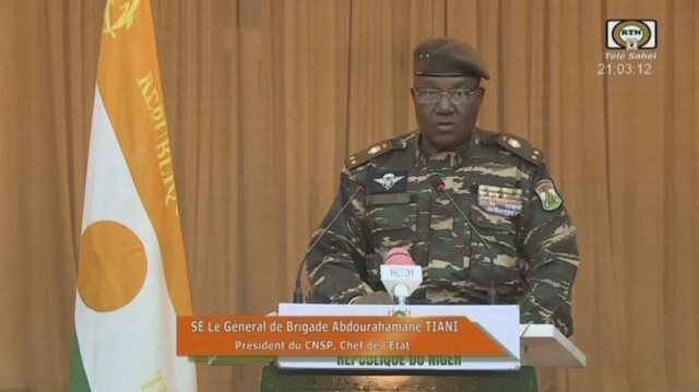 Le nouveau dirigeant militaire du Niger, le général Abdourahamane Tchiani. Crédit photo: ORTN - Télé Sahel / AFP