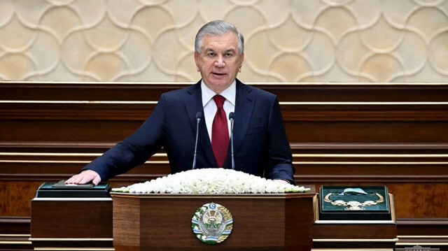 Le président de l'Ouzbékistan, Chavkat Mirzioïev. Crédit photo:HANDOUT / UZBEK PRESIDENTIAL PRESS SERVICE / AFP