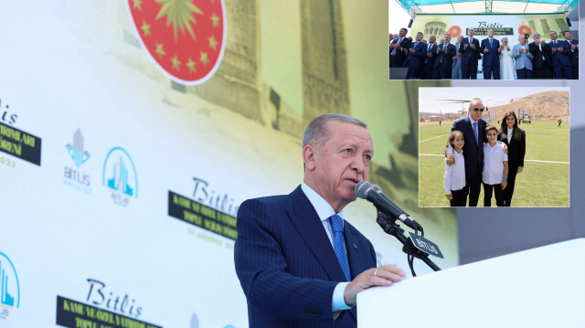 Cumhurbaşkanı Recep Tayyip Erdoğan, Bitlis'te toplu açılış töreninde konuştu.