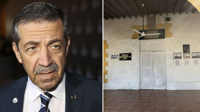 KKTC Dışişleri Bakanı Ertuğruloğlu, Kıbrıs Rum kesimindeki camiye saldırıyı şiddetle kınadı.