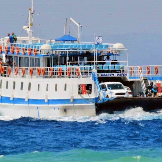 Bodrum-Datça feribot ulaşımının iki seferi teknik arıza nedeniyle iptal
