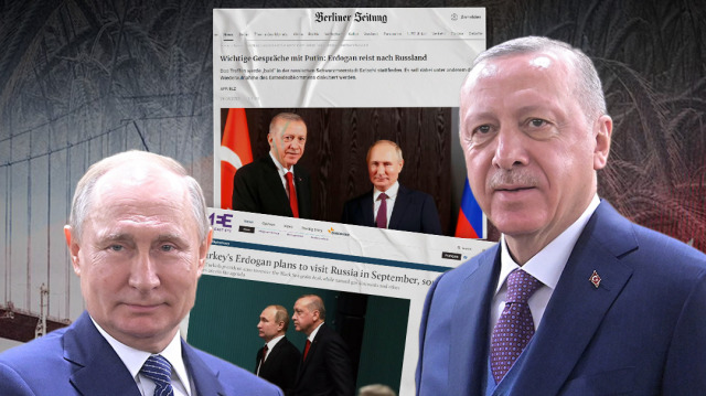 Dış basın Cumhurbaşkanı Erdoğan ve Putin görüşmesini manşetlerine taşıdı.