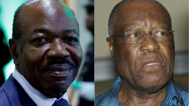 Le président gabonais sortant Ali Bongo Ondimba (à gauche) et Albert Ondo Ossa (à droite) le principal chef de l'opposition Albert Ondo Ossa. Crédit photo: LUDOVIC MARIN, Steeve JORDAN / AFP