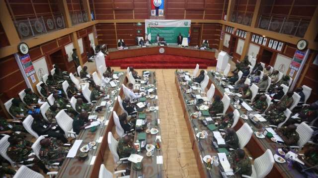 La Communauté économique des États de l'Afrique de l'Ouest (CEDEAO) des pays de la CEDEAO alors qu'ils délibéraient à Abuja, au Nigeria, sur les troubles politiques en République du Niger, le 2 août 2023. Crédit photo: Kola Sulaimon / AFP