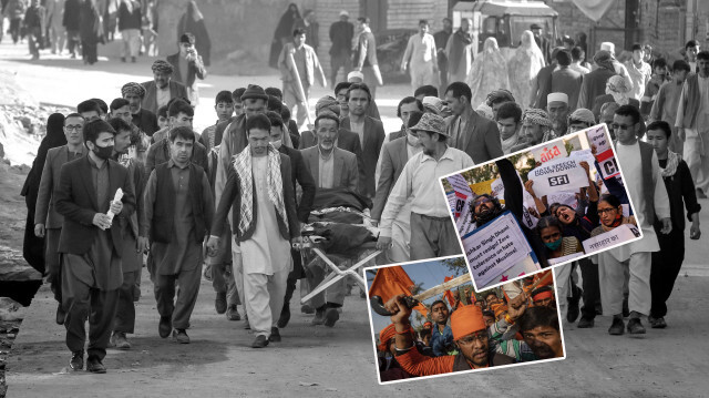 Hindistan'ın başkenti Yeni Delhi yakınlarındaki Gurugram'da Müslümanlara ait mülkler ve bir cami ateşe verildi.