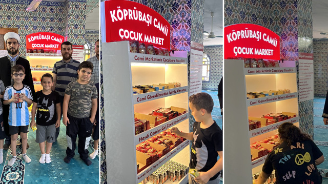 Sinop'ta "Cami Market" çocukların yaz Kur'an kursuna ilgisini artırdı.