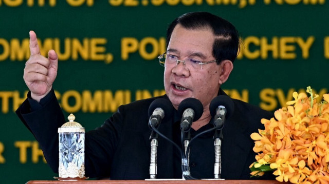 Le Premier ministre cambodgien Hun Sen. Crédit photo: TANG CHHIN Sothy / AFP