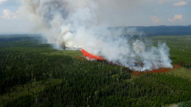 Crédit photo: Polycopié / BC Wildfire Service / AFP