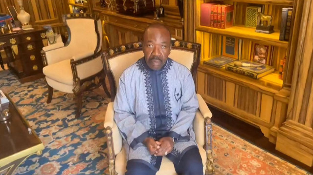 Ali Bongo Ondimba, appelant "ses amis du monde entier à faire du bruit" alors qu'il est assigné à résidence. Crédit Photo: AFP