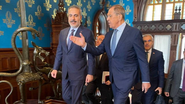 Dışişleri Bakanı Hakan Fidan, Rusya Dışişleri Bakanı Sergey Lavrov.