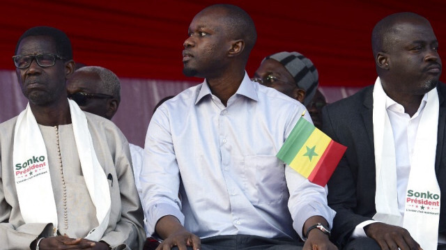 Le chef de l'opposition et candidat à la présidence du Sénégal, Ousmane Sonko. Crédit photo: SEYLLOU / AFP