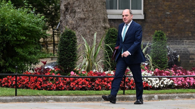 L'ancien ministre anglais de la Défense, Ben Wallace. Crédit photo: JUSTIN TALLIS / AFP
