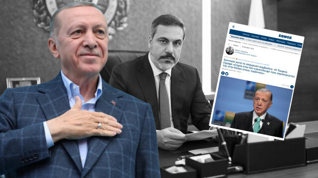 Cumhurbaşkanı Recep Tayyip Erdoğan ve Dışişleri Bakanı Hakan Fidan.