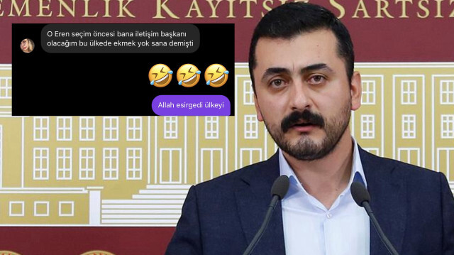 CHP’nin eski sosyal medya sorumlusu Ali Sinan Acıoğlu, seçim öncesi Eren Erdem’in bir kişiyi İletişim Başkanı olacağını söyleyerek "bu ülkede de sana ekmek yok" diye tehdit ettiğini açıkladı.
