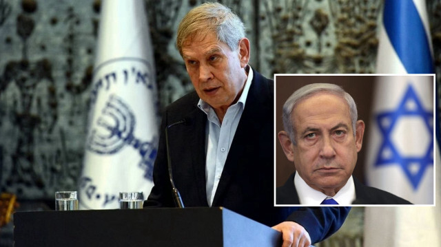 Eski Mossad Başkanı Tamir Pardo ve İsrail Başbakanı Binyamin Netanyahu