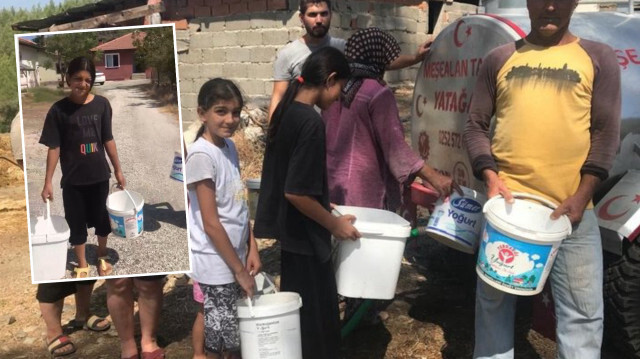 Vatandaşları yıllardır su taşımaktan bezdiklerini söyledi. 