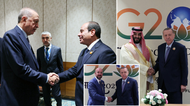 Cumhurbaşkanı Erdoğan, Suudi Arabistan Veliaht Prensi Selman, Mısır Cumhurbaşkanı Abdulfettah es-Sisi ve AB Konseyi Başkanı Charles Michel ile görüştü.