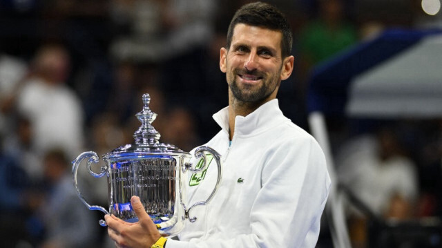 Novak Djokovic, vainqueur de l'US Open le 10 septembre 2023 à New York. Crédit Photo: ANGELA WEISS / AFP.