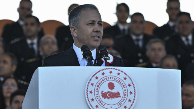 İçişleri Bakanı Ali Yerlikaya, Gölbaşı Polis Akademisi'nde düzenlenen Çarşı ve Mahalle Bekçiliği Mezuniyet Töreni'ne katılarak, konuşma yaptı.