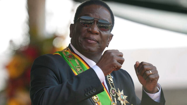 Zimbabve devlet başkanı Emmerson Mnangagwa