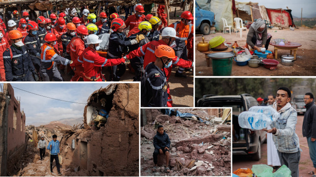 Depremin ardından hasar alan bölgelerde arama kurtarma çalışmaları devam ediyor.