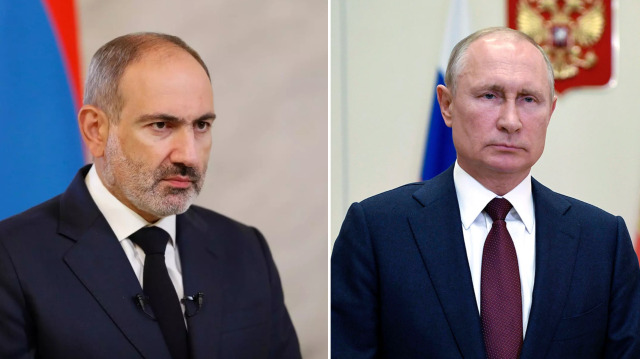  Ermenistan Başbakanı Nikol Paşinyan - Rusya Devlet Başkanı Vladimir Putin
