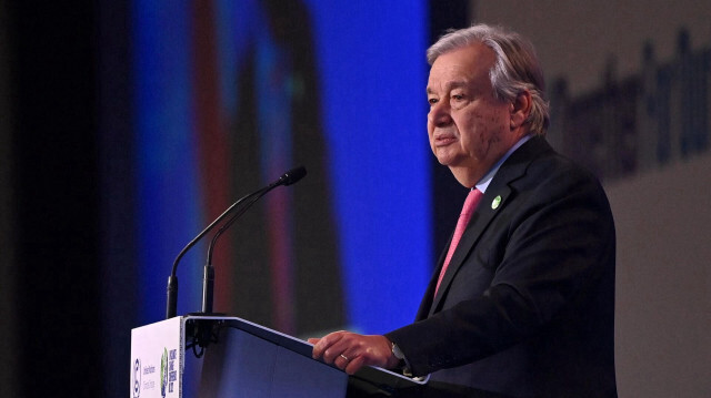 Birleşmiş Milletler (BM) Genel Sekreteri Antonio Guterres açıklama yaptı.