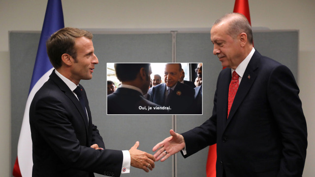 Cumhurbaşkanı Erdoğan ile Fransa Cumhurbaşkanı Macron, G20'de görüştü.