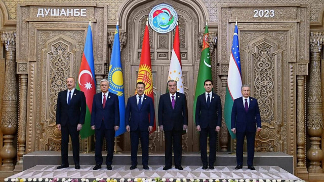 Les chefs d'État des pays d'Asie centrale à Douchanbé au Tadjikistan. Crédit photo: 
