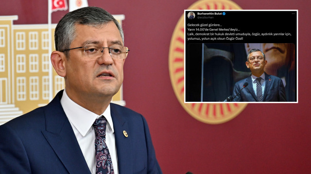 CHP'li vekil Burhanettin Bulut, Özgür Özel'in adaylık kararına destek verdi.