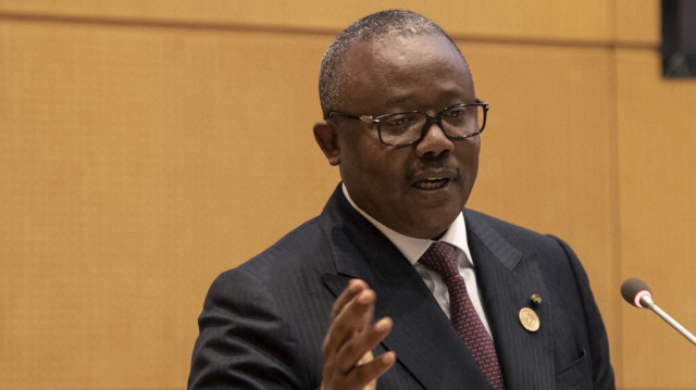 Le président de Guinée-Bissau, Umaro Sissoco Embaló. Crédit photo: Tony KARUMBA / AFP