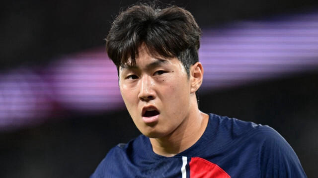 Le footballeur coréen du PSG, Lee Kang-In. Crédit Photo: Miguel MEDINA / AFP

