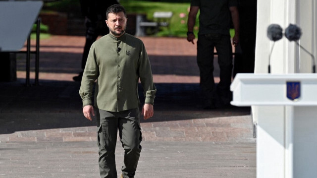 Le président ukrainien, Volodymyr Zelensky. Crédit photo: SERGEI CHUZAVKOV / AFP
