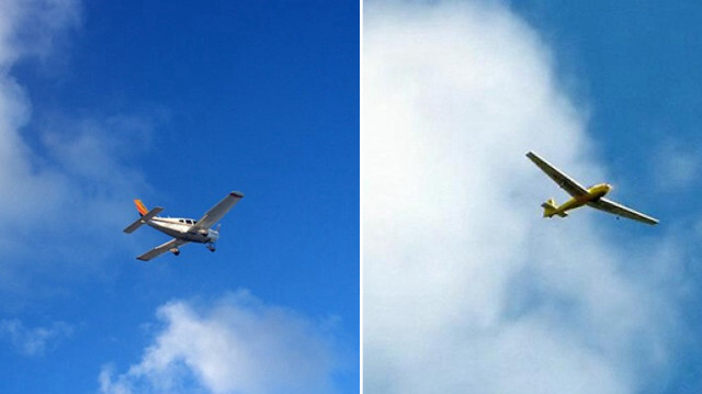 Nevada'nın Reno kentinde düzenlenen "Reno Hava Yarışları" etkinliğinde iki uçak çarpıştı.