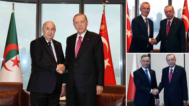 Cumhurbaşkanı Erdoğan, New York'ta diplomasi trafiğini sürdürüyor.