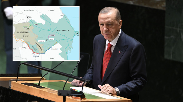 Cumhurbaşkanı Erdoğan, BM Genel Kurulu hitabında Zengezur Koridoru'na ilişkin konuştu.