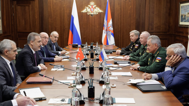 Hakan Fidan - Sergei Shoigu meeting in Moscow
