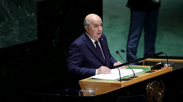 Le président algérien Abdelmadjid Tebboune. Crédit photo: Leonardo Munoz / AFP