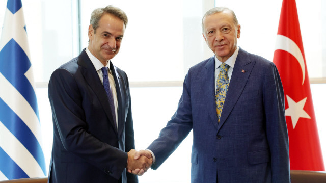 Cumhurbaşkanı Erdoğan ile Yunanistan Başbakanı Miçotakis, Türkevi'nde bir araya geldi.