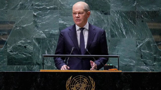 Almanya Başbakanı Olaf Scholz BM Genel Kurulu'nda konuştu.