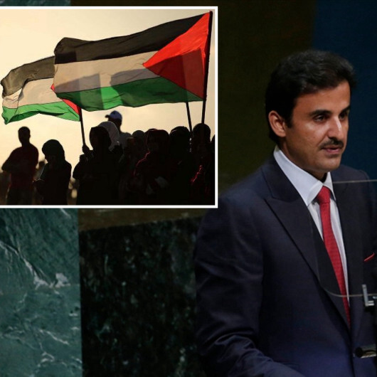 Katar Emiri BM'deki konuşmasında Filistin halkına desteğini yineledi