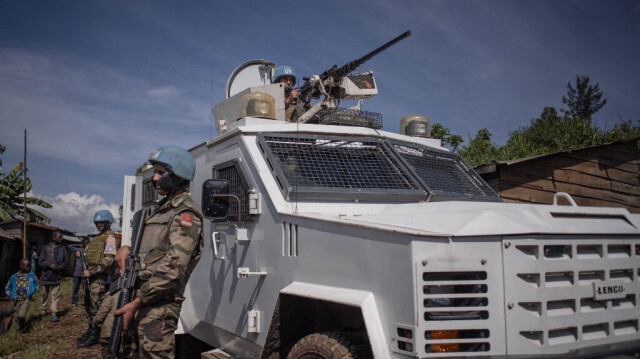 La section de protection civile de la Mission de stabilisation de l'Organisation des Nations Unies en République démocratique du Congo (MONUSCO). Crédit photo: Guerchom Ndebo / AFP