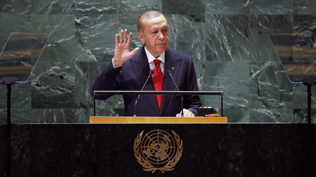 Cumhurbaşkanı Erdoğan, 19 Eylül'de BM'nin 78’nci Genel Kurulunda katılımcılara hitap etti.